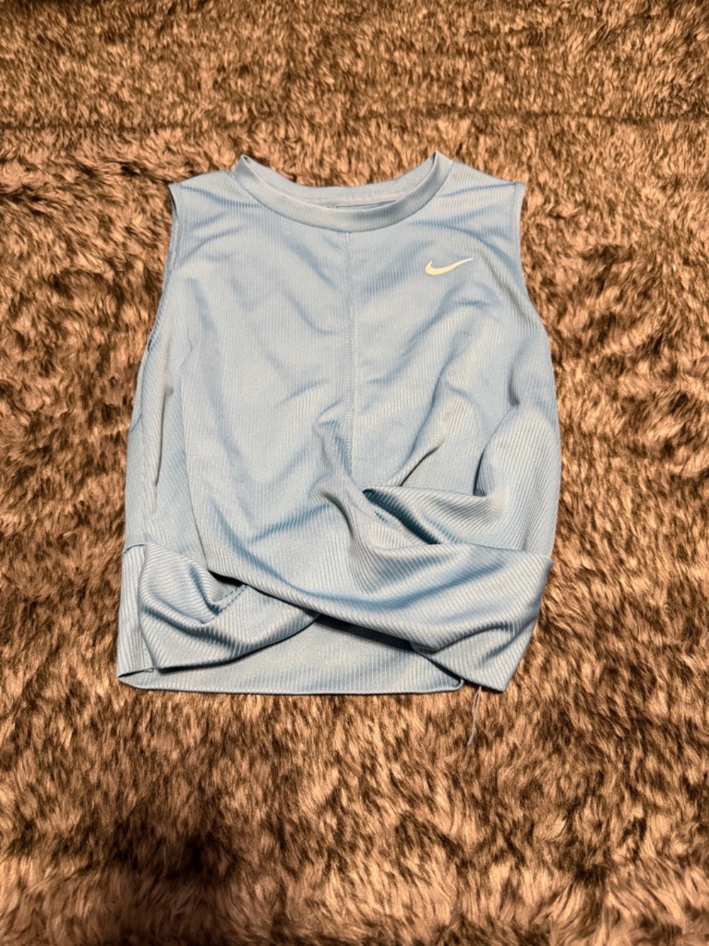 Nike Baby Blue Sleeveless Performance Tank